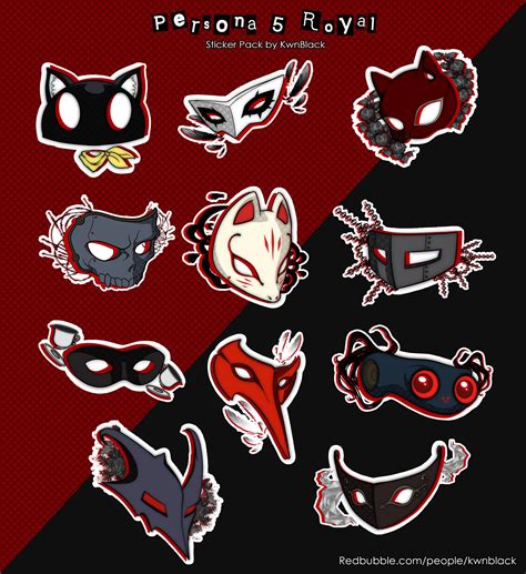 what are the persona masks inspired by